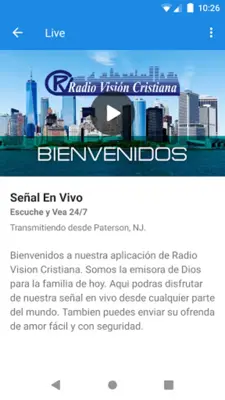 Radio Vision Cristiana android App screenshot 8